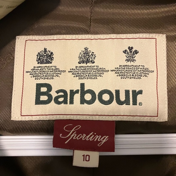NWT Tweed Herringbone Green Wool Barbour Blazer Jacket - Picture 12 of 12